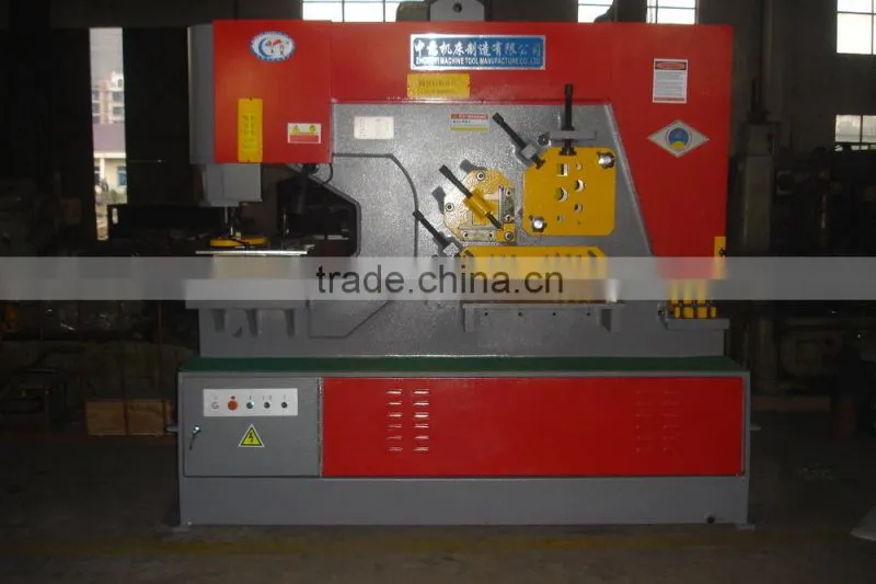 Q35Y-20 hydraulic ironworker machine with shearing