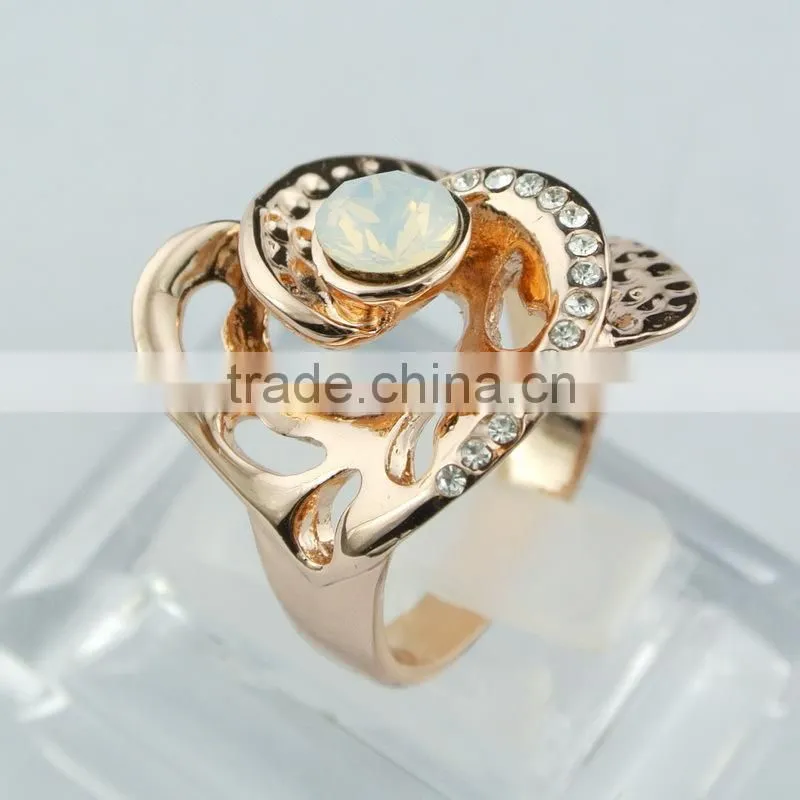 18k engagement gold ring
