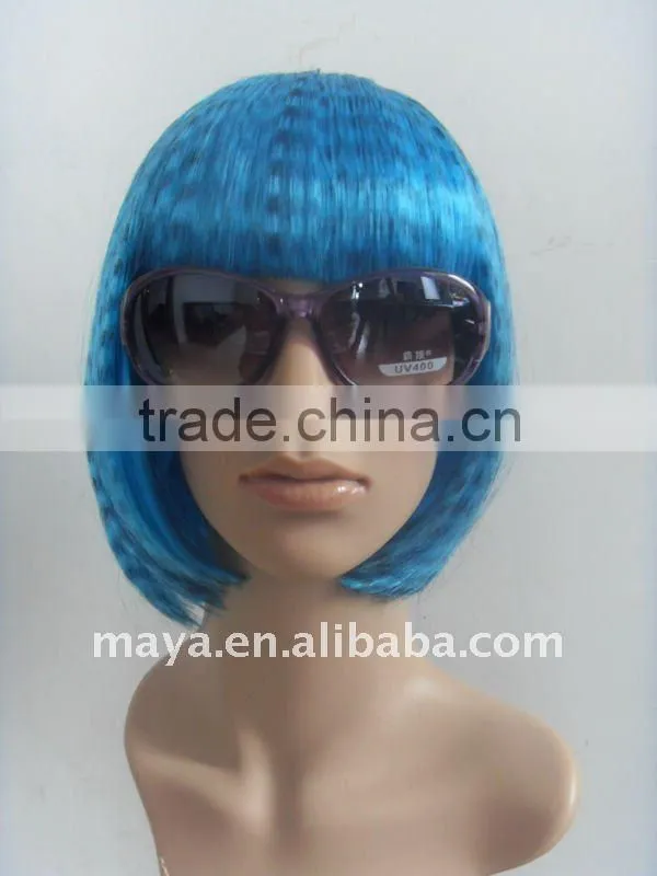 Maya Synthetic Fibre Colourful Wigs