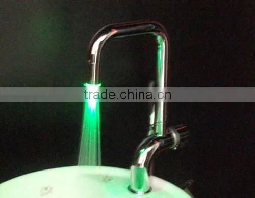 HM-U011 factory supply ornate basin faucet with LED light,,kitchen waterfall faucet