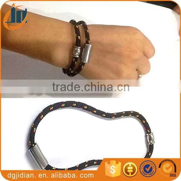Nautical Rope Anchor Hook Bangle Adjustable Knot Anchor Hook handmade rope Bracelet