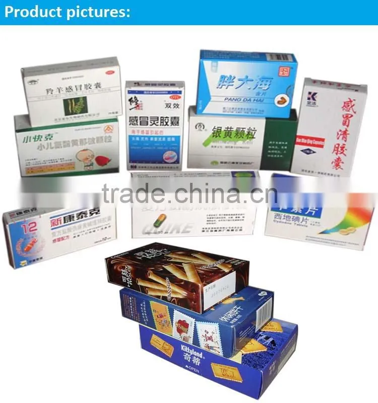 New design boxing machine for toothpaste tube with servo motor control