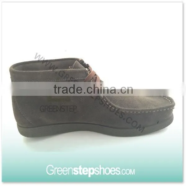 Flat Leather Shoes Lace up Leather Shoe For Men