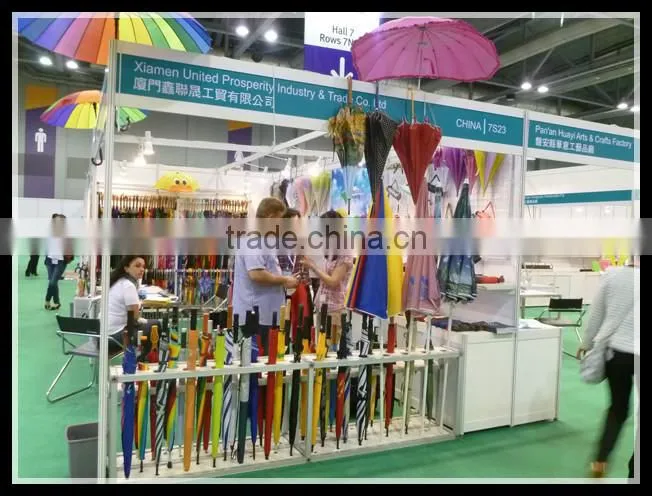 Manual open pongee material lover two person umbrella