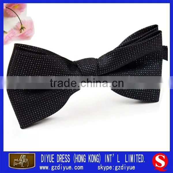 Handmade golden polyester bow ties for men