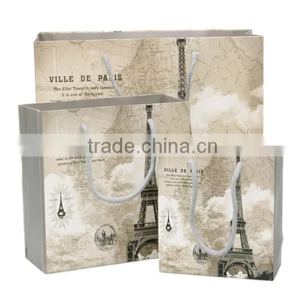 Romantic Famous View Of Europe Paper Gift Bag