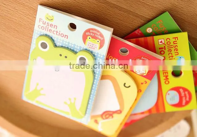 Hot new animal sticky notes with cardboard