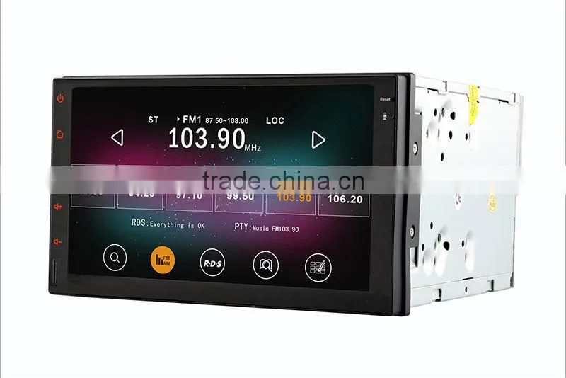 Quad core Android 4.4 up to android 5.1 double 2 din universal Car DVD stereo with Wifi
