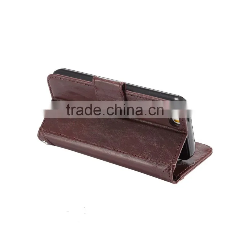 In Stock Leather Case Luxury Leather Mobile Phone Case Stand Leather Case for iphone