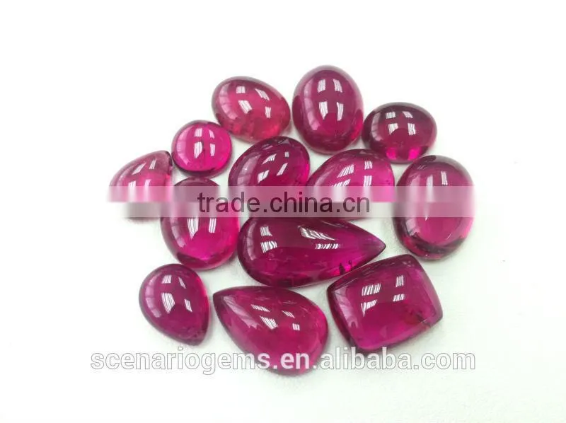 #NZZZ Natural Multi-Shape Loose Gemstone Rubellite Cabochons