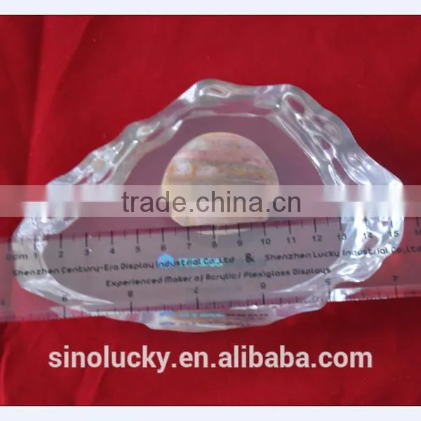 High quality crystal paper weight, crystal craft, crystal gift