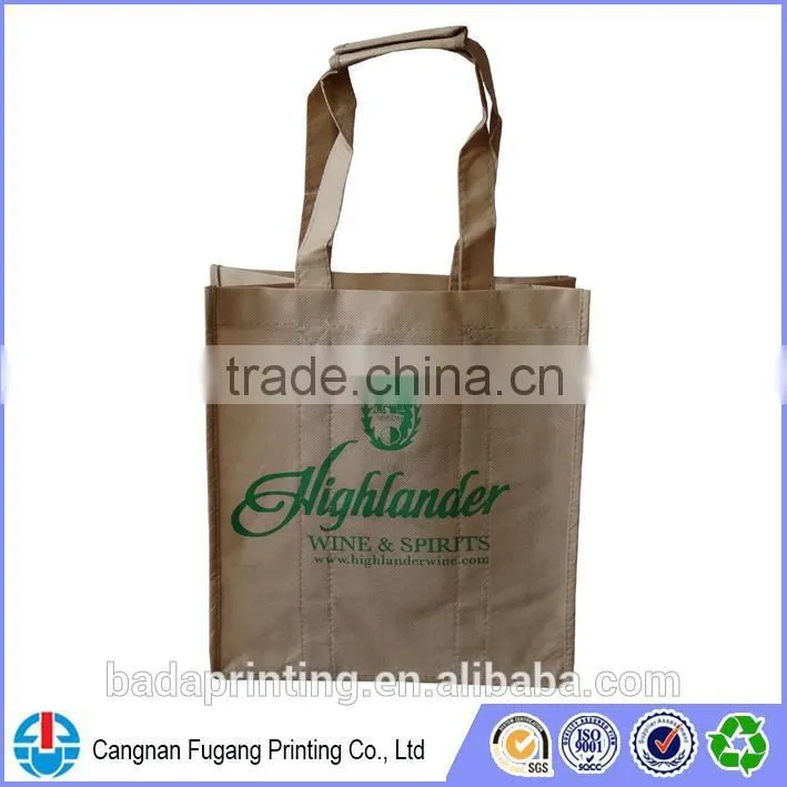 OEM Recyclable wine glass bag with CE certificate