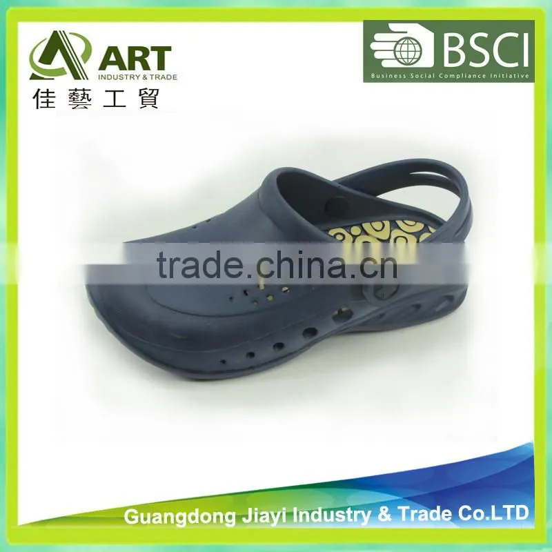 Men EVA Garden Clog Shoes Solid Color Massage Slipper