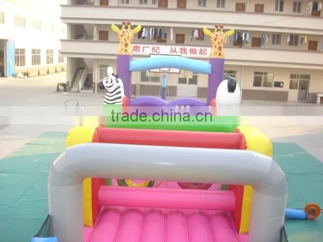 Commercial outdoor inflatable bouncer /inflatable slide bouncer /giant inflatable obstacle bouncer