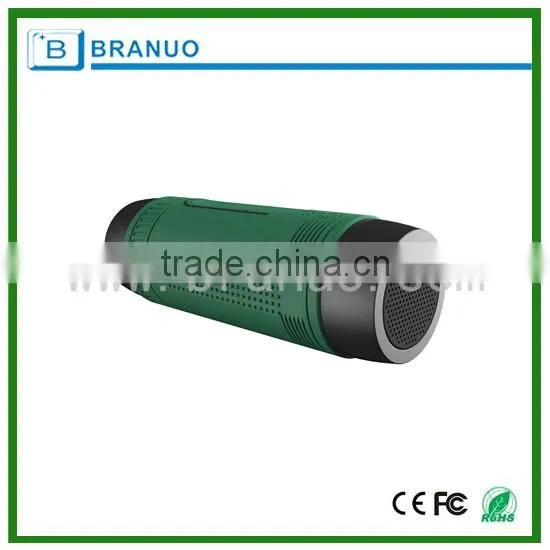 mini multifunctional bluetooth speaker with power bank, LED light , TF card ,F/M radio