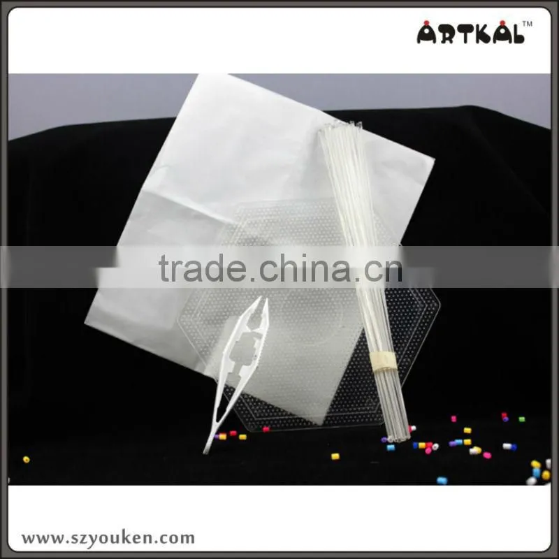 educational toys fuse beads clear acrylic sticker for hama beads project