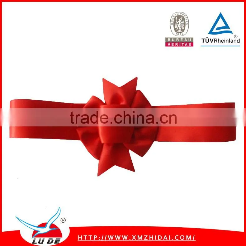 Wholesale polyester satin ribbon bow tie for packing