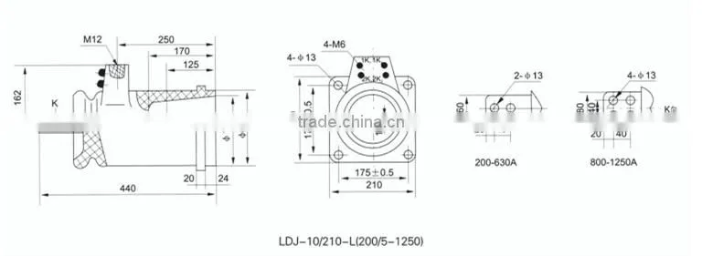 LDJ(1,5,6)-10 current transformer 5A