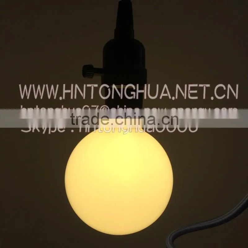 220V 6W milky glass shell LED G95 globe pendant light bulb