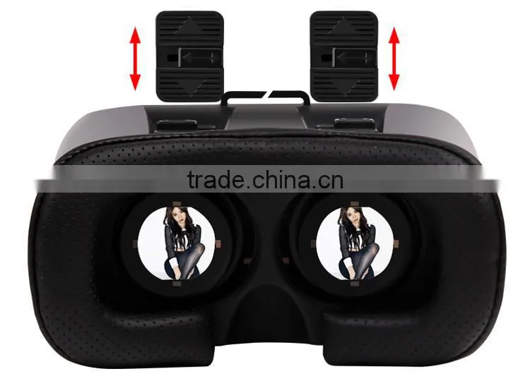 2016 Best selling moblie phone remote control mini vr headset dropship