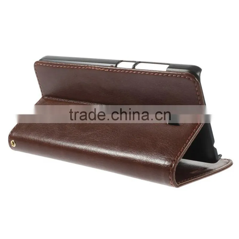 stand wallet case for xiaomi mi4 leather case