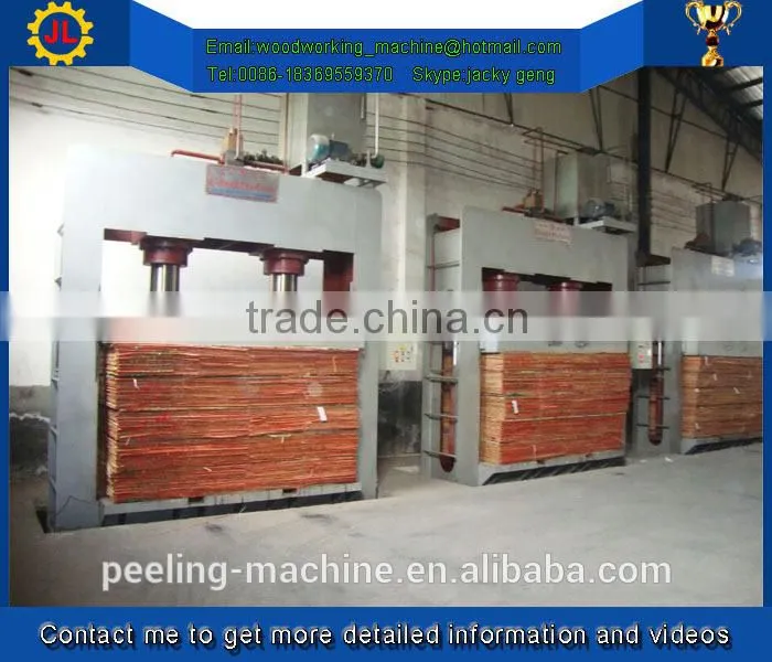 short cycle melamine plywood hot press machine