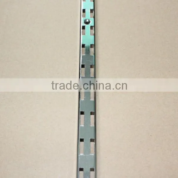 chrome C channel with double hole fit for 1'' bracket