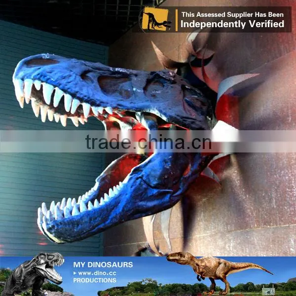 MY Dino-Outdoor playground life-size t-rex dinosaur head for photography
