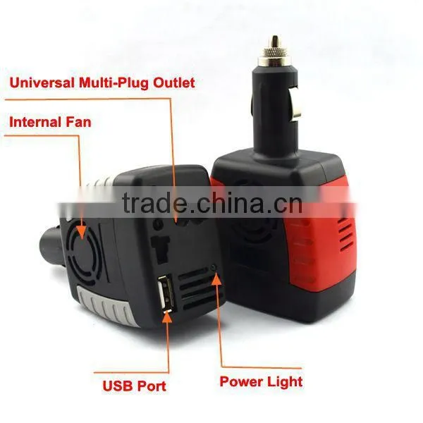 150W 12V DC to 110V/220V AC Power Inverter USB Converter Car Charger Laptop Adapter