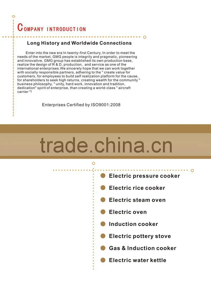 Key Function Selection Menu 5L Multi Tastes Electronic High Pressure and Low Cooker CYSB50-90A6 (GMG)