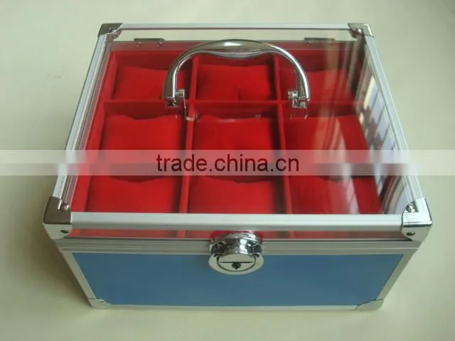 Best watch case,ABS panel watch box packaging,aluminum buy watch box