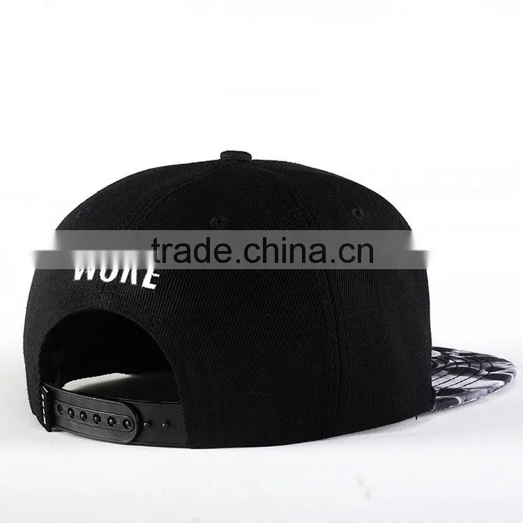 2015 custom design 100%acrylic 3d embroidery snapback hat