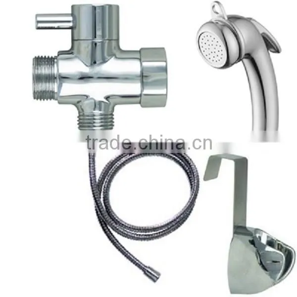 Premium Hand Held Bidet Sprayer Baby Cloth Diaper Sprayer Bathroom Toilet Attachment Hose Kit