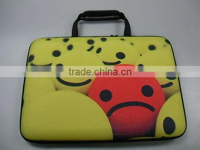 NEW fashion printing eva port computer bag hardcover handling eva port computer bag