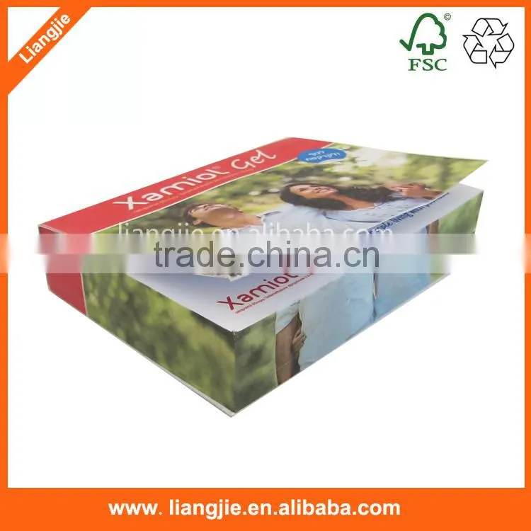 Advertisement notecube designable memo block