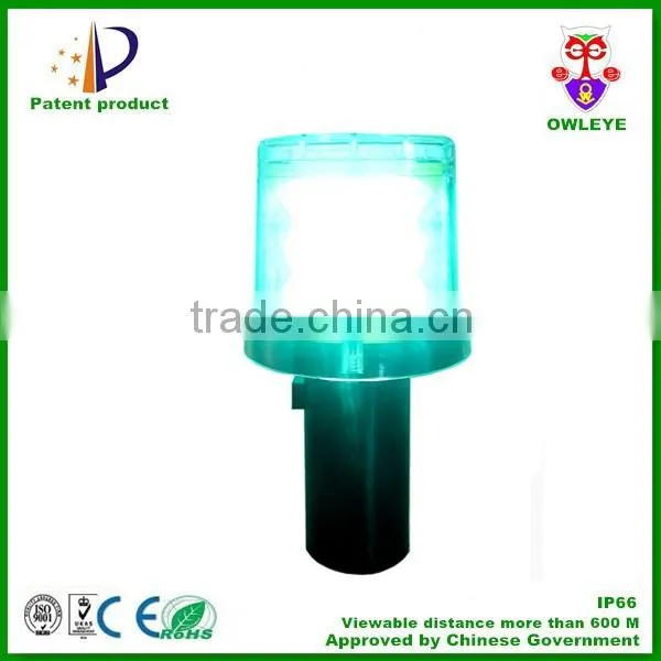 synchronous flash solar blinking light with radio signal that used for road safety