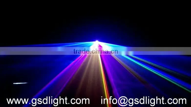 white case 800mw animation rgb laser light