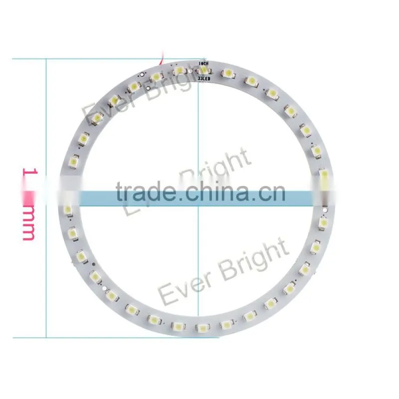 White 2pcs/set angel eye led 100mm 1210 33smd angel eyes lighting