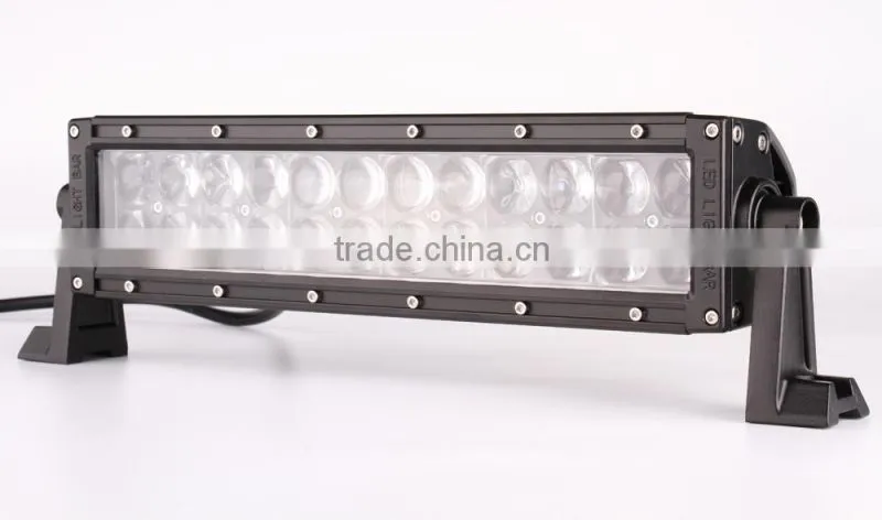 High power 72w 180w auto led work light bar with sliding mounting bracket
