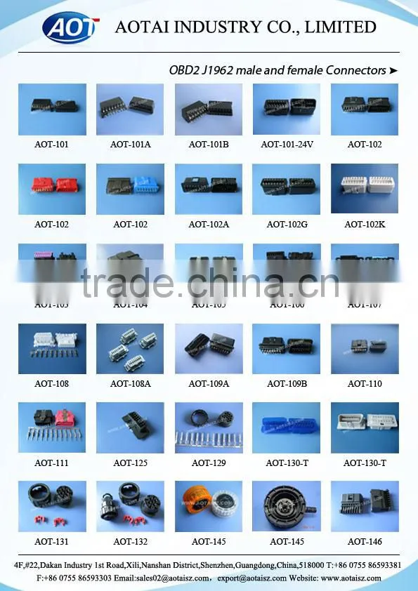 China obd shop wifi obd bluetooth male connector