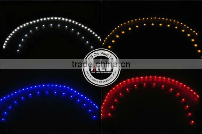 AES car LED strip lamp hidden daytime running lights