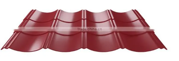 Aluminum Colored Glaze Stee tile steel metal beautiful roof Tile Roll Forming Machine