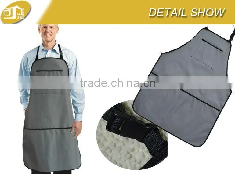 600D Polyester with PU Long Butcher Apron