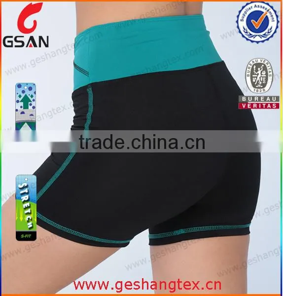 Quick dry lady high waist ladies shorts