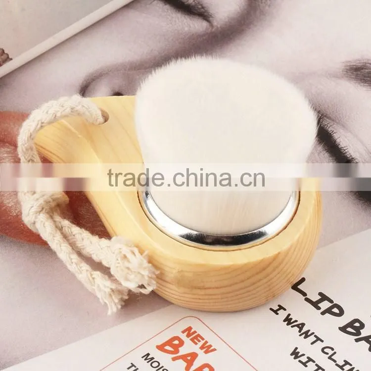 High quality single synthetic fiber make-up kit cosmetic brush comma makeup brush