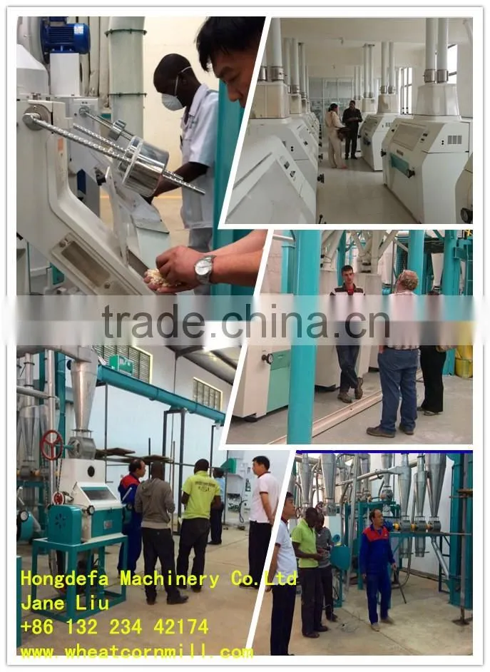flour mill plant with automatic packing machine