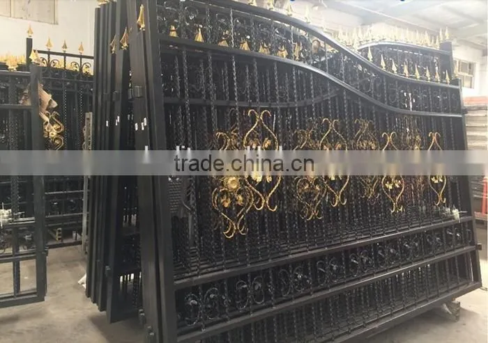 house main iron square tube gate door designs