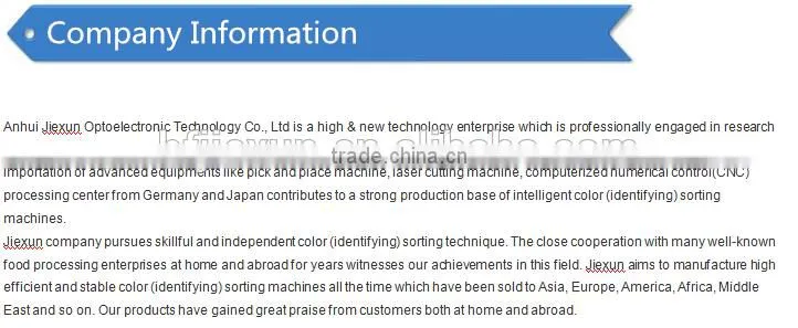 Intelligent multifunction salt ccd color sorting machine