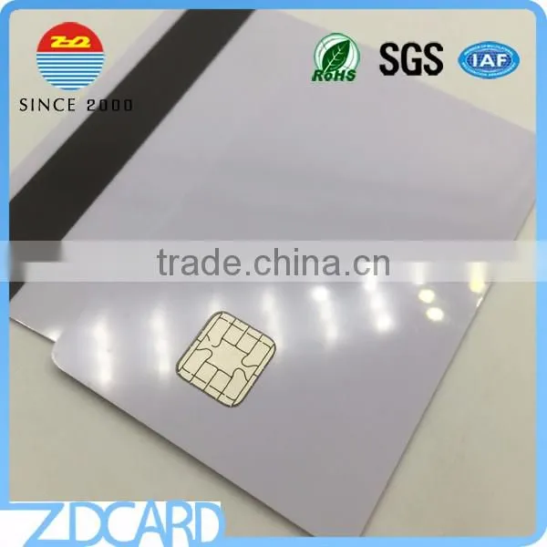 Factory Price Blank White PVC ISO14443A ISO7816 Java Card
