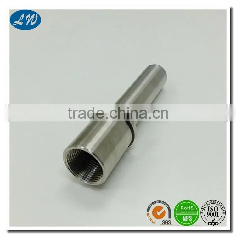 OEM customized high precision hollow steps tube shaft with THD